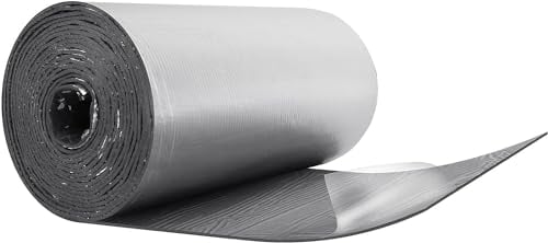 Dripex Aluminium selbstklebend Isolierfolie Dämmfolie Dachisolierung Isolierungsfolie Wärmehaltung (5mm-1.0x10m - 10㎡)