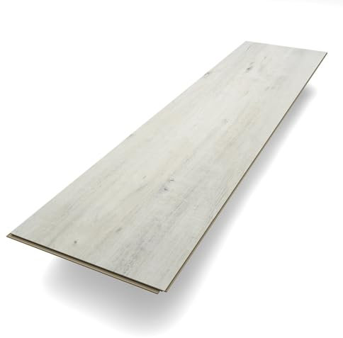Bodenglück Laminat Eiche Pegnitz Grau | Klicklaminat Holzoptik einfach zu verlegen | robust und pflegeleicht | 1380 x 326 x 8 mm | Paketpreis für 2,25m² | Fußbodenheizung geeignet