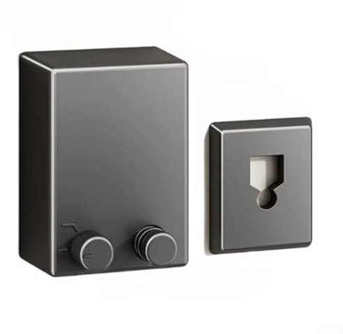 Eawfgtuw Stendibiancheria retrattile da 4,2 m, in acciaio inox, regolabile, filo per stendere il bucato invisibile, stendibiancheria da parete (nero)