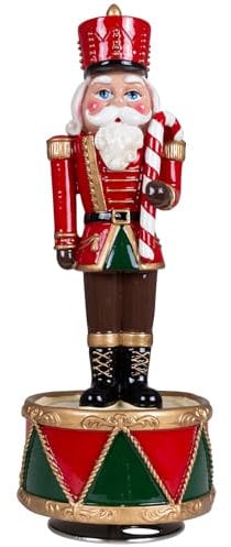 Christmas Paradise mechanischer Spieluhr Nussknacker 21cm Dekofigur rot