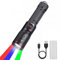 Alonefire SV96 RGB Rotes Licht Grünes Licht Blaulicht Lampe Rotlicht Taschenlampe Mehrfarbig 4 in 1 USB C Aufladbar Zoombarer Stroboskop-Modus mit Batterie für Nachtbeobachtung, Tiere, Astronomie