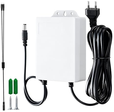 Mini UPS 12V per Router WiFi e Modem Fibra, Alimentatore di Continuità 7500mAh con Batteria Integrata, Backup Batteria per Telecamera, Switch, Sistema di Allarme, UPS DC 12V 2A (5400 mAh)