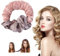 Heatless Curls Satin Scrunchies Rosa Hair Scrunchies Locken Ohne Hitze Dutt Locken Über Nacht Ohne Hitze Hair Curler Overnight für Mittleres und Langes Haar