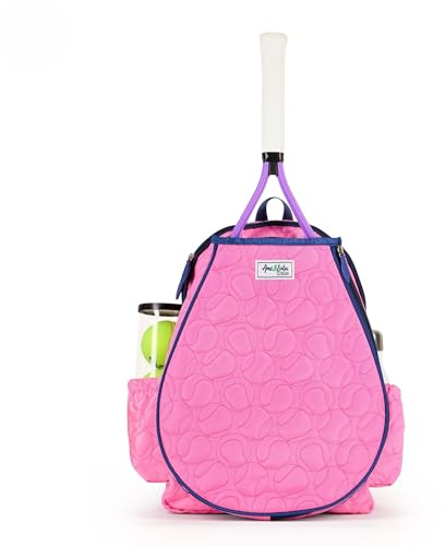 Ame & Lulu Little Love Tennis Backpack (Quilted Pink Tennis Balls)