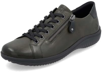 Remonte Damen Low-Top Sneaker D0700, Frauen Halbschuhe,lose Einlage,wasserabweisend,remonteTEX,Freizeit,sportlich,straßenschuhe,grün Kombi (53),40 EU