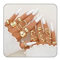 FloralGrace 15 Stück Ring Set Gold Damen, Chunky Rings Gold, Wasserfeste Ringe Gold Vergoldete Stapelbare Statement Ringe, Goldschmuck Set Finger Ringe