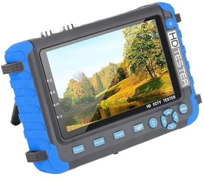 JVDDI IV8W-L 8MP 4K CCTV Tester Sicherheit Kamera 5 Zoll Monitor for 4 IN 1 TVI AHD CVI Analog Sicherheit cam Tester Video Test(CCTV Tester IV8W-L)
