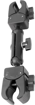 Double End Clamp Action Camera Holder Installation 360 Rotation for Most Cameras Lightweight Bike Handlebar Camera Clamp