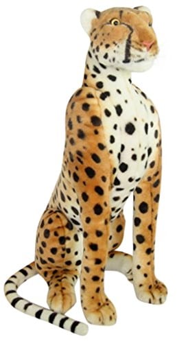 Wagner 2002 - Plüschtier Gepard - sitzend - 80 cm