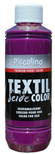 Seidenmalfarbe Pink 250ml - Seidenfarbe Piccolino Textil Color - Textilfarbe Seide