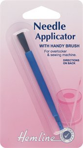 Hemline Nähmaschinennadel-Applikator und Pinsel