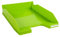 Exacompta 113225D Premium Briefablage Combo Midi DIN A4. Idealer Briefkorb für Ihre Organisation. Robuster und stapelbarer Ablagekorb lemongrün glänzend