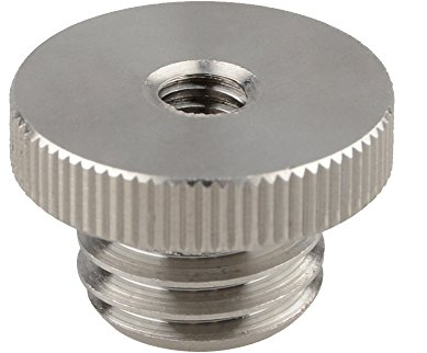 CAMVATE 1/4-20 bis 5/8-11 Gewindeschraube Adapter für Stativ Laser Level Bosch Adapter(Edelstahl)