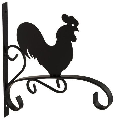 Blumenhalter Blumenhaken Hahn 280mm Ornament Blumenampel Haken