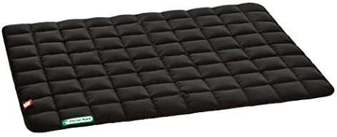 Doctor Bark Hundedecke – weiche, hochwertige Hundematte für größere Hunde, robuste Indoor-Outdoor Liegedecke, waschbar bis 95 °C (Gr. L, 100x80 cm, Schwarz)