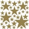 PREMYO 32 Sterne Wandsticker Kinderzimmer Mädchen Jungen - Wandtattoo - Wandaufkleber Selbstklebend Gold