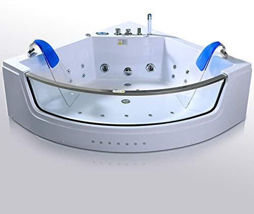 BAIGNOIRE BALNEO BAIN BALNEO BLANC TOURBILLON MASSANTE SPA 152 x 152 cm Capri