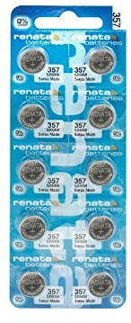 Renata 357-303 /G13 / SR44W 1.5V Knopfzelle - 5X Blisters