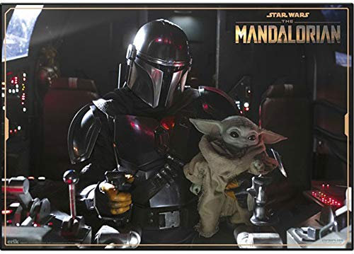empireposter Star Wars - The Mandalorian - Schreibtischunterlage ca. 35x50 cm, abwischbar