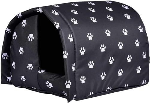 Luminiu Outdoor Pets Shelter For Cats & Dogs, Safe Pet House, Warm Cat Kennels, Coldproof & Waterproof, Keep Warm & Dry-XL