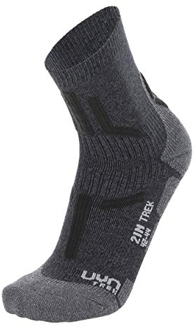 UYN Herren Trekking 2in Socken, Grey/Anthracite, 42 EU