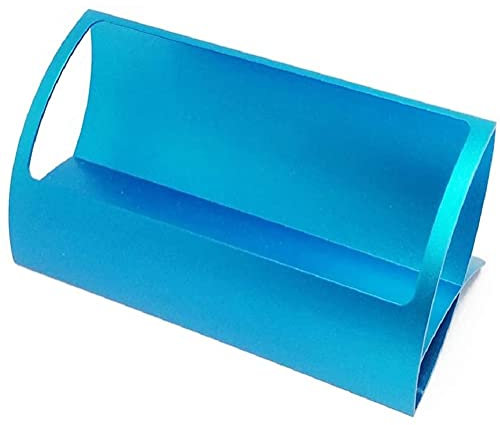 YDoLimmer Porte-cartes de visite - En alliage d'aluminium - Bleu