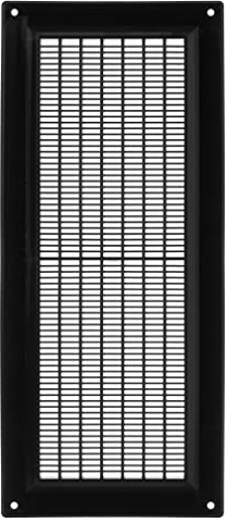 130x300mm Rejilla de Ventilación - Plástico, Negro