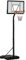 HOMCOM Basketballständer mit Rädern rollbar 210-260 cm höhenverstellbar Basketballkorb mit Ständer geeignet für den Außen- und Innenbereich Stahl Kunststoff Schwarz