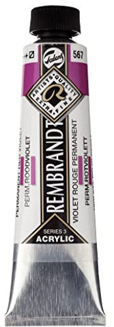 Rembrandt Couleurs Acrylique Tube 40 ML Violet Rouge Permanent 567 (18055672)