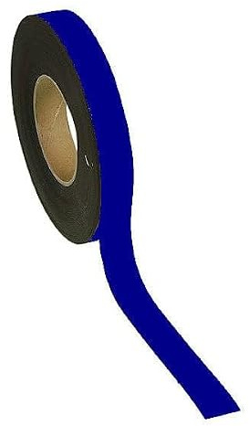 Inwell - Magnetband 20 mm in Farbe Blau auf Rol - 10 meter | NICHT Selbstklebend, Stark magnetisch, Magnetstreifen