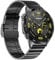 Hatolove 22mm Stainless Steel Strap for Huawei Watch GT2 Pro 46mm/GT 46mm/GT Active/2 Pro, Galaxy Watch 3 45mm - Adjustable Metal Band (Black-b)