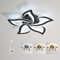 Comely Deckenlampe Led, Deckenleuchte Dimmbar, 40W 4200LM 3000k-6500k Mit Fernbedienung/APP, Moderne Deckenlampe für Wohnzimmer, Schlafzimmer, Kinderzimmer,Schwarz