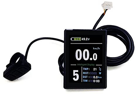 Bsowte Ebike Display KT LCD8S Farbe USB E-Bike Fahrrad Display Umbau Zubehör Universalstecker