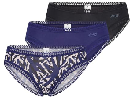 Sloggi 3er Pack GO Crush - Damen - Mini Slip - Unterhose - Unterwäsche - Atmungsaktiv