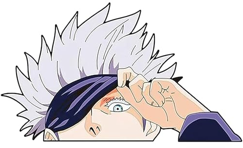 Gojo Anime Vinyl Decal Sticker 5 X 3 Inch for Cars, Trucks, Motorcycles, Boats, Laptops, Tablets & Skateboard SS&Ds - 1284