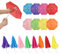 XIHIRCD 8 Stück Miniatur-Regenschirme, Kleine Regenschirme Verstellbar Mini bunt für sonnige Tage Puppendekoration für Jungen und Mädchen Geeignet für 45,72 cm große Figurendekoration