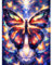 Gemartmall Schmetterling Diamond Painting Erwachsene-Schmetterling Diamant Painting Bilder,5d Diamond Painting Set Erwachsene Arts Craft für Home Wand Decor 30x40cm