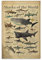 Retro-Poster, Motiv: Haie der Welt, Kunstdruck, Wandfoto, Malerei, Poster, Hängebild, Familiendekoration, 30 x 45 cm
