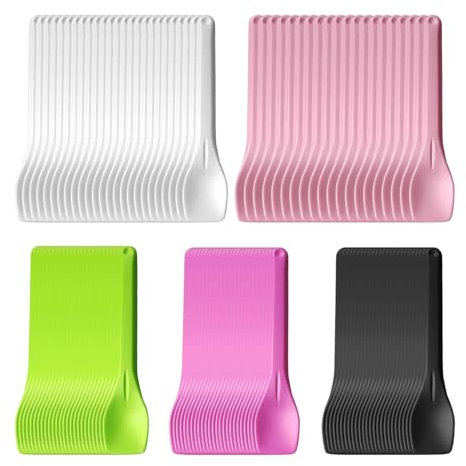 125 Cuillères À Glace Réutilisables - Cuillères À Gâteaux et À Gelée Ménagères