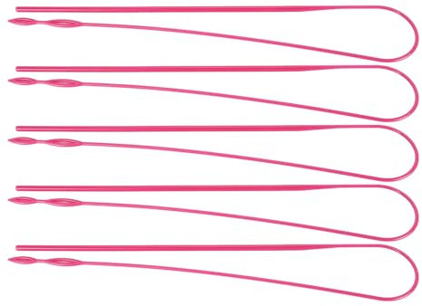 Flexible Einfädler aus Kunststoff, Einfaches -Werkzeug für den Austausch Elastischer Kordel, 10 Stück mit 55 Cm Langem Haushalts-Nähset