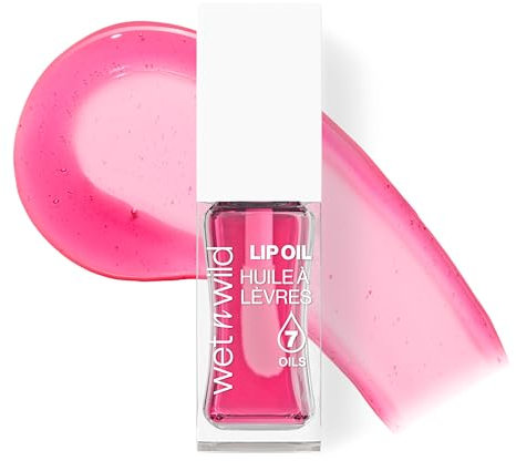 Wet n Wild Getöntes Lip Oil, Pflegendes & Nicht-Klebriges Rosa Lipgloss Mit 7 Natürlichen Ölen, Leichte Formel Für Spiegelähnlichen Glanzeffekt, Farbton Sweet Cherries