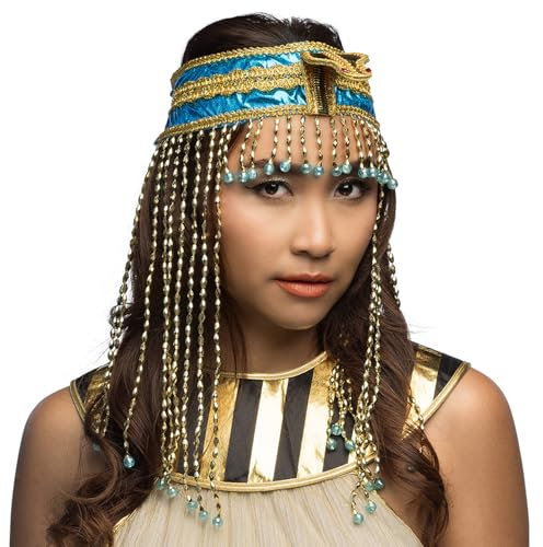 Boland 64526 - Ägyptisches Stirnband für Kostüm und Party, Zubehör für Faschingskostüme, Königin Ägyptens, Accessoires für Mottoparty oder Karneval