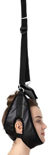 Tragbarer Nackenstrecker – Traktion Für Den Nacken | Über Der Tür Wirbelsäulendehnungsset | Nacken-Traktionskorrektur | Zuggerät Für Den Hals | Nacken-Traktionskorrektor Zur Dehnung Der Wirbelsäule