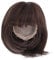 Puppenperücke, Gerader Pony, Schulterlang, Weiche Faser, für 1/3 BJD-Puppenhaar (Dunkelbraun)