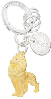 Metalmorphose – Llavero con colgante de signo zodiacal – signo astrológico – Regalo para hombre, mujer y niño, dorado, talla única, León