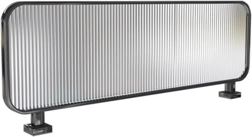 Dekorative Trennwände aus Glas für Restaurants, gestreift, 50 x 120 cm, ideal für Essbereiche und Bartische, Dekoration für Ambiente und Stil