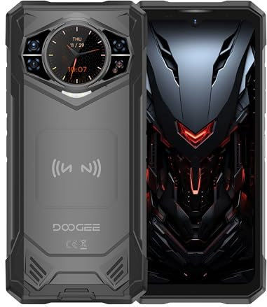DOOGEE S200 X 5G Cellulari, 32GB + 512GB, Batteria 10100mAh/33W, Rugged 4G Smartphone, 100MP + 20MP (Vision Nocturne) + 20MP Telefono, 6,72 pollici AMOLED FHD+ Smartphones Grigio