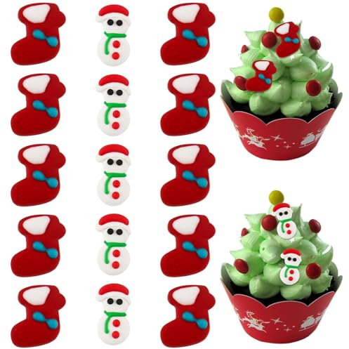 Tortendeko Weihnachten Essbar, Weihnachten Tortenaufleger, Streudeko weihnachten Essbar, Plätzchen Deko weihnachtenn, Kuchen Deko, Backzubehör