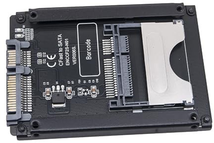 BUBEFSKD Tragbarer CFAST Kartenleser SATA3.0 22Pin Schnittstellen Hartplatten Fallkonverter Für Computerkartenleser