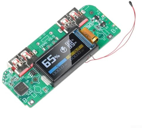 Vootnifig Fast Charging USB Power Bank Module 22 5W with TFT Color Screen, Multiple Output Ports, and Intelligent Protection Against Overvoltage and Overheating